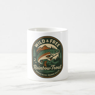 Caneca De Café Truta Arco-Íris