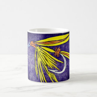 Caneca De Café Truta Clássica "Amarelo e Laranja"