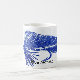 Caneca De Café Truta Clássica "Blue Matuka"