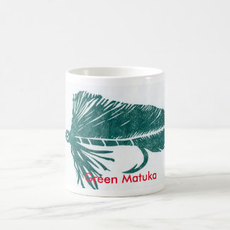 Caneca De Café Truta Clássica "Matuka Verde"