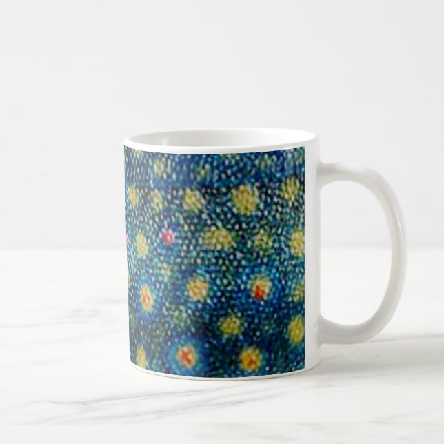 Caneca De Café Truta de ribeiro por PatternWear© (Direita)