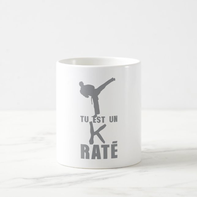 Caneca De Café tu est un k rate karate humour citation (Centro)