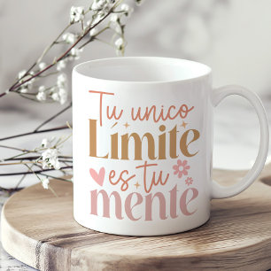 Caneca De Café "Tú Unico Limite es Tu Mente" Boho Inspiracional