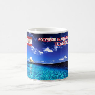 Caneca De Café Tuamotu - Polinésia Francesa - Panorama -