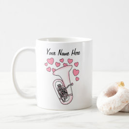 Caneca De Café Tuba - Músico Tubaist Brass, Mug, Casamento Person