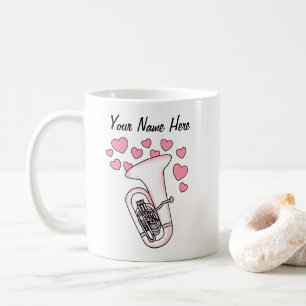 Caneca De Café Tuba - Músico Tubaist Brass, Mug, Casamento Person