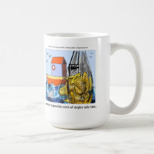 Caneca De Café Tuba Segura para Golfinhos Divertido