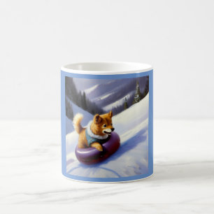 Caneca De Café Tubagem de Neve Canina