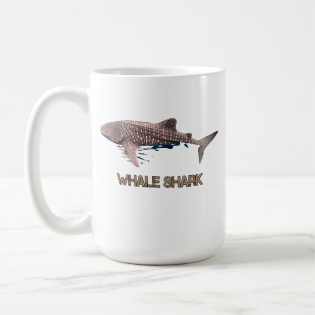 Caneca de Café Tubarão Baleia (Esquerda)