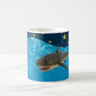 Caneca De Café Tubarão branco
