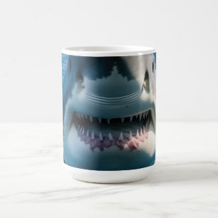 Caneca De Café Tubarão Branco