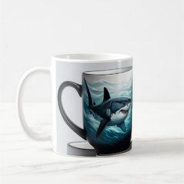 Caneca De Café Tubarão-branco-excelente