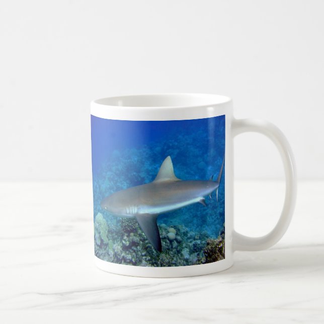 Caneca De Café Tubarão cinzento do recife (Direita)