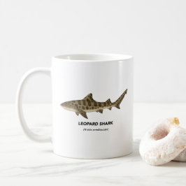 Caneca De Café Tubarão-leopardo - Animais Marinhos da Califórnia