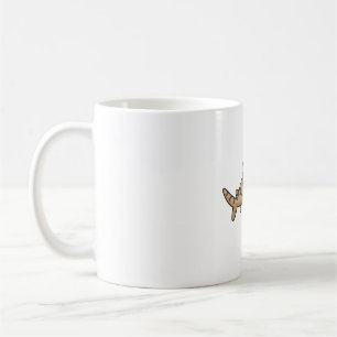 Caneca De Café Tubarão-Leopardo Kawaii