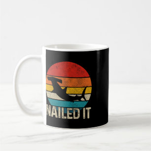 Caneca De Café Tubarão Martelo Acertou em Cheio Vintage Presente