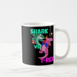 Caneca De Café Tubarão Vs Dinossauro T Rex Luvas Para Crianças Ra