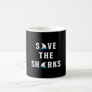 Caneca De Café Tubarões-de-tubarão Oceano Peixes-espinho Engraçad