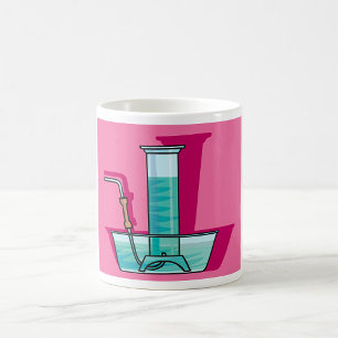 Caneca De Café Tubo de teste científico