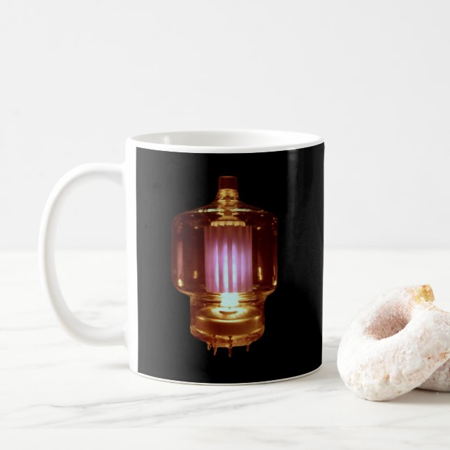 Caneca De Café Tubo de vácuo de transmissor luminoso (Com Donut)