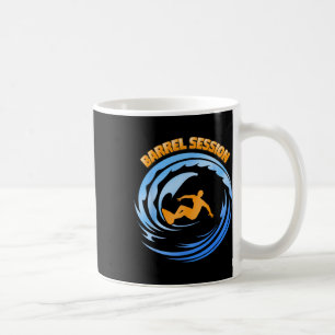 Caneca De Café Tubulação de onda Rrel Surfando Costa Oeste Socal