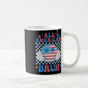 Caneca De Café Tudo Americano Bruh 4 De Julho Meninos Mulheres Pa