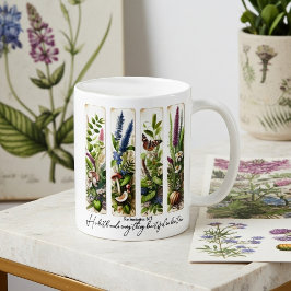 Caneca De Café Tudo belo no Seu tempo botânico