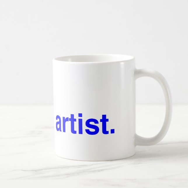 Caneca De Café Tudo bem, eu sou um artista. (Direita)