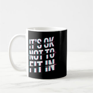 Caneca De Café Tudo Bem Não Se Enquadrar Neurodiversidade Saúde M
