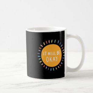 Caneca De Café Tudo bem Problemas de saúde mental Inspiração