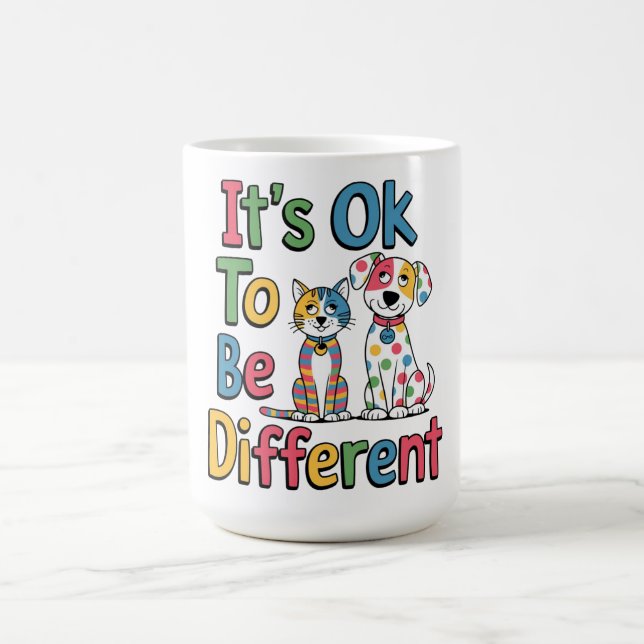 Caneca De Café Tudo bem ser diferente (Centro)