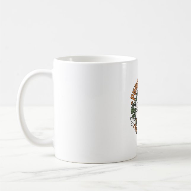 Caneca De Café Tudo Bom de Tempero de Abóbora Esqueleto de Hallow (Esquerda)