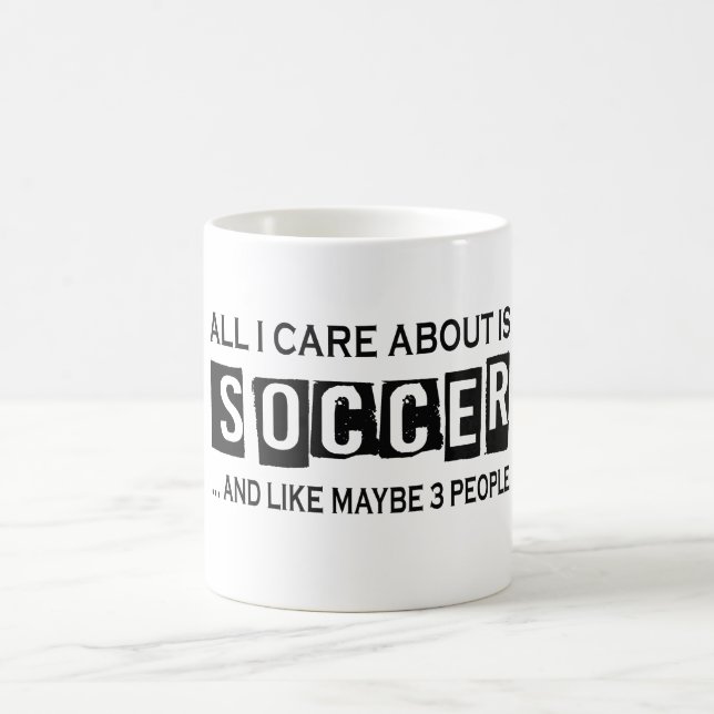Caneca De Café Tudo cuidado de I é aproximadamente futebol (Centro)
