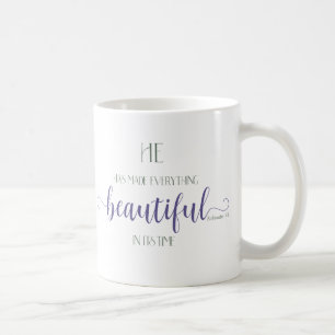 Caneca De Café Tudo é Belo - Ecl 3:11