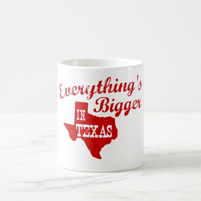 Caneca De Café Tudo é maior no Texas (Centro)