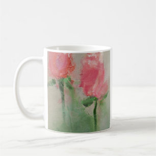 Caneca De Café Tudo está chegando Rosas