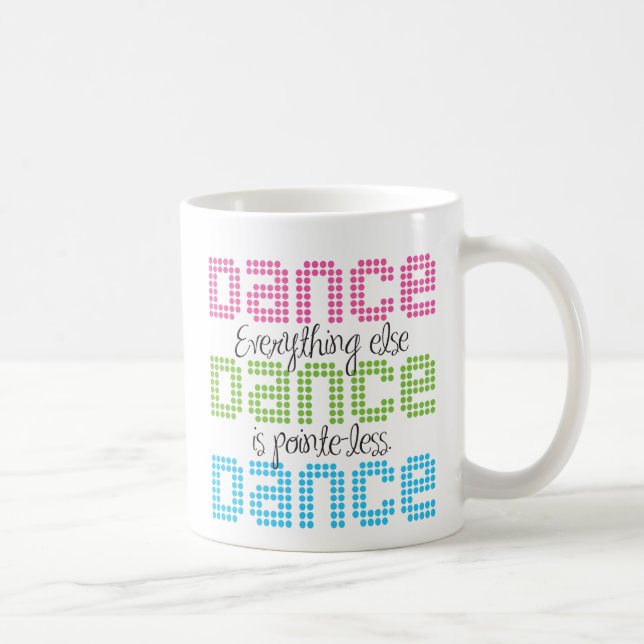 Caneca De Café Tudo mais é pointe menos (Direita)