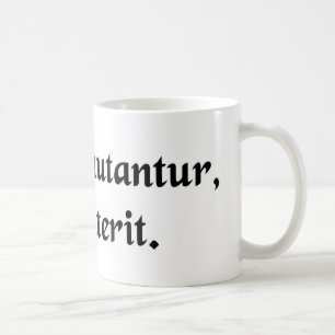 Caneca De Café Tudo muda, nada perece