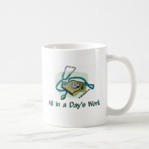 Caneca De Café Tudo no trabalho de um dia