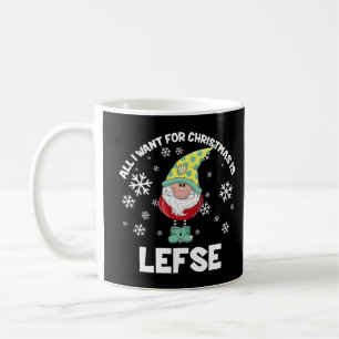 Caneca De Café Tudo o que eu quero é o Tomate de Natal à Esquerda