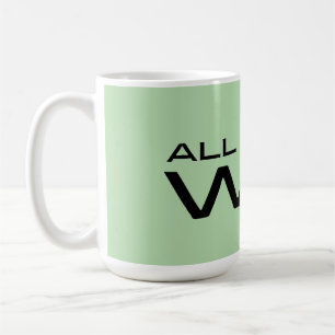 Caneca De Café "Tudo o que Faço é Vencer" Mensagem Motivacional M