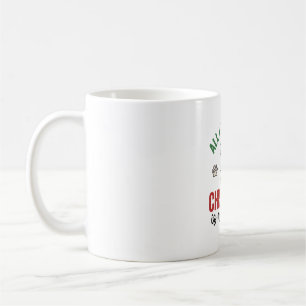 Caneca De Café Tudo o que Quero no Natal é Mais Cães Desenho Vint