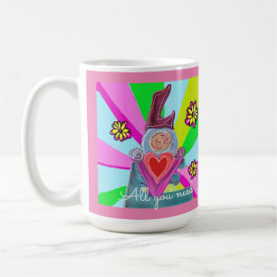 Caneca De Café Tudo o que Você Precisa….Compartilhe o Amor