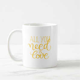 Caneca De Café tudo o que você precisa é amor