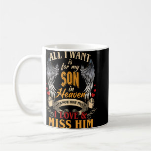 Caneca De Café Tudo Que Quero É Que Meu Filho No Céu Saiba Quanto