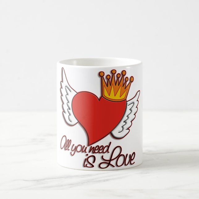 Caneca De Café Tudo Que Você Precisa É De Amor (Centro)