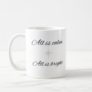 Caneca de Café Tudo Tranquilo, Tudo Brilhante
