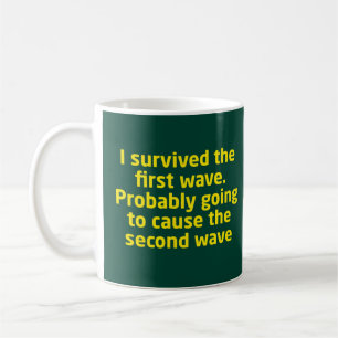Caneca De Café Tudo vem em ondas