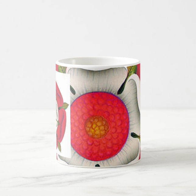 Caneca De Café Tudor aumentou (Centro)