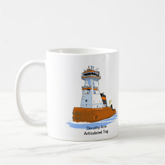 Caneca De Café Tug Dorothy Ann e barge Pathfinder